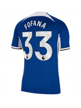 Moški Nogometna dresi replika Chelsea Wesley Fofana #33 Domači 2023-24 Kratek rokav
